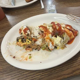 Egg white omelette that was so good that I almost forgot to take a picture