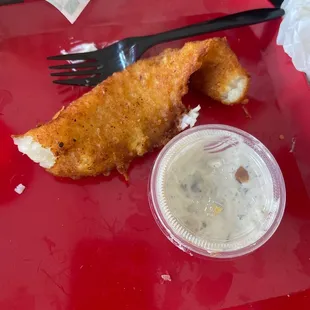 Fish fry with Tatar sauce