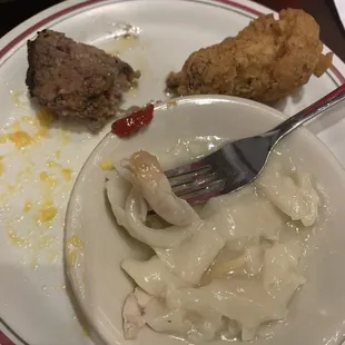 a plate of food