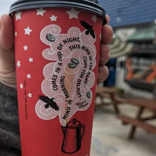 a cup of coffee