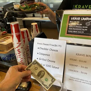 Two dollar tip / I want my two dollars!