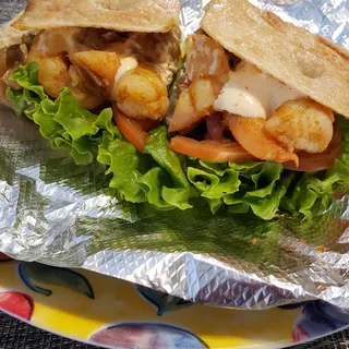 Wild Grilled Shrimp Po Boy
