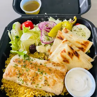 Mahi platter