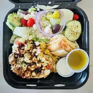 Smothered Chicken Platter