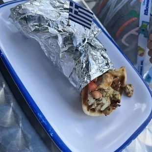 Chicken Souvlaki Pita