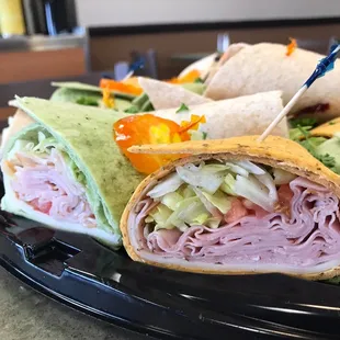 We offer an assortment of wraps, subs, gyros and more!