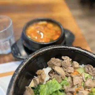 Bibimbob &amp; Soup Lunch Special