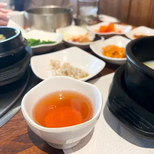 Service drink that comes after your meal is finished