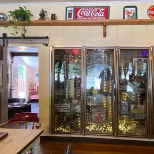 Inside Bunny Slope Cafe at the Kyburz Lodge in Kyburz, CA