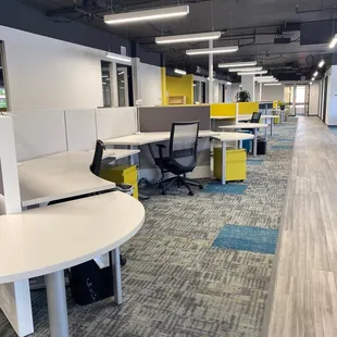 Work spaces.