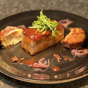 Smoked pork belly