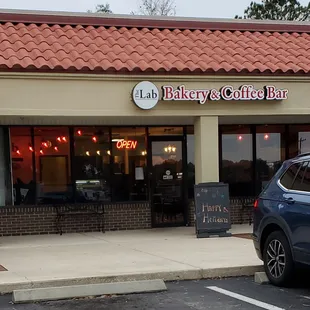 the outside of the building