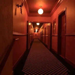 Hotel hallways