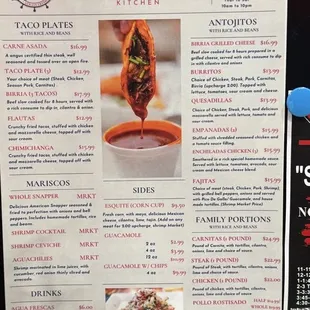 Lake House menu