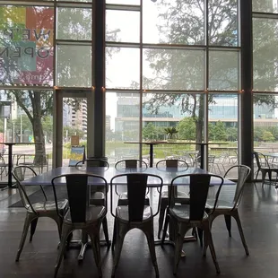 Indoor dining area