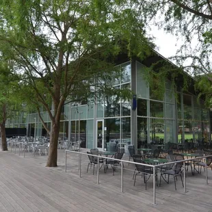 The Lake House is located on Kinder Lake in Discovery Green Park!