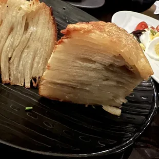 a plate of food on a table
