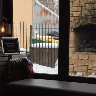 Nice view of dumpsters at expensive restaurant.