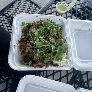 salads, outside