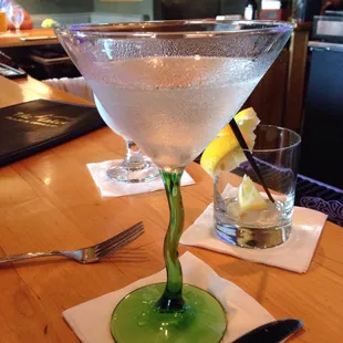 Warning! The martinis are larger than they appear.