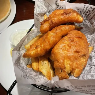 Fish and chips. So good!