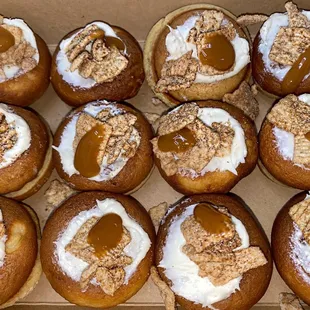 Cinnamon Toast Crunch protein donuts
