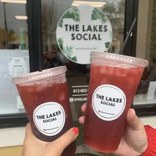 Berry Sangria Mega Tea and Tampa Bay Bucs Mega Tea