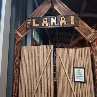 Entrance from the outside