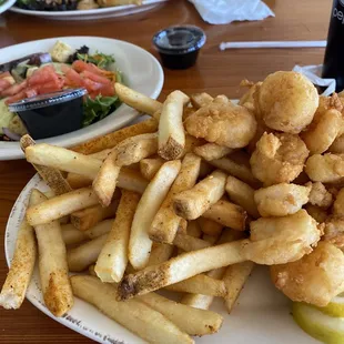 food, fish and chips