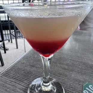 Pineapple upside down martini