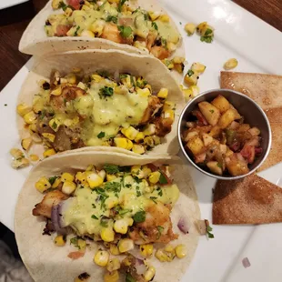 Shrimp Cilantro tacos