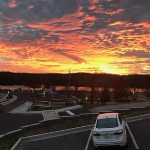 Our amazing sunset from our deck