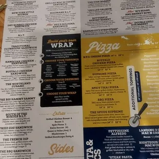 Huge menu part 1 2-15-2023