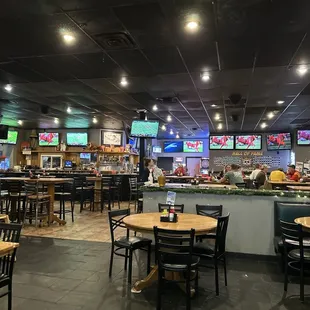 The back of the house from my seat at the front.