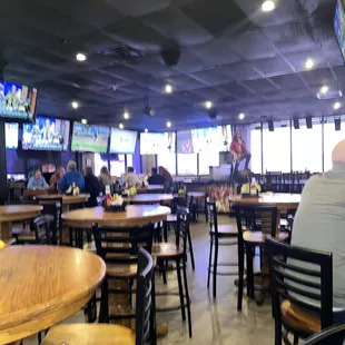 Pretty big spot with plenty of seating