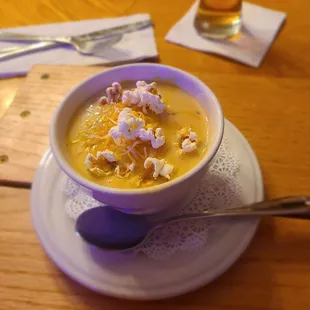 Beer cheese soup. Delicious