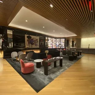 Lounge before entering restaurant - can order and eat there during happy hour