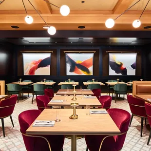 interior, sushi and sashimi