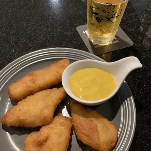 Rock fish bites appetizer