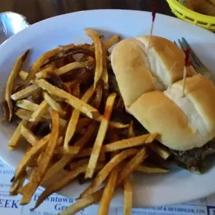 Philly Cheese Steak,  very good!  Next time I'll ask for more onions,  peppers &amp; mushrooms.