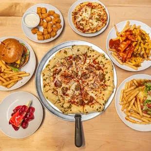 Many options of local crafted cuisine.