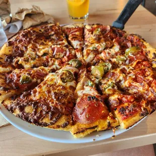 Pepperoni, Red Onion,  Jalapeno &amp; Garlic