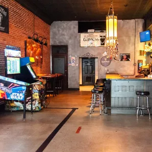 the inside of a restaurant