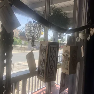 Hanging Lanterns by Luminarium Designs