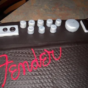 a close up of a cake