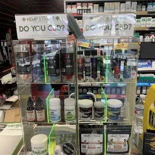 CBD - Lollipops, pre rolls, flower, muscle rub, balm and tinctures.