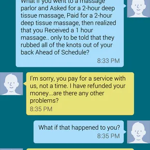 This is my conversation with the owner (#3)

GO TO DESKTOP VIEW TO SEE THE WHOLE SCREEN!!!