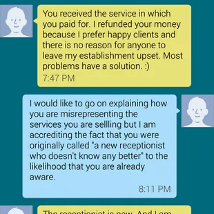 This is my conversation with the owner (#2)

GO TO DESKTOP VIEW TO SEE THE WHOLE SCREEN!!!