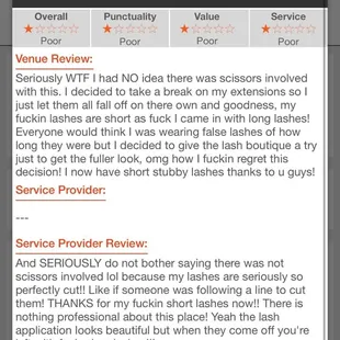 Please READ this before you book an appointment!!!!!