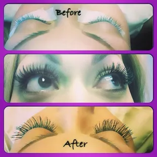 Our regular synthetic set, before and after